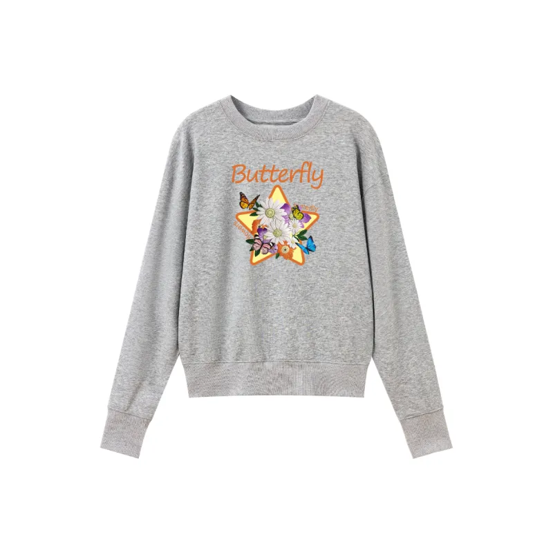Oudifu Sweatshirts Women's-2