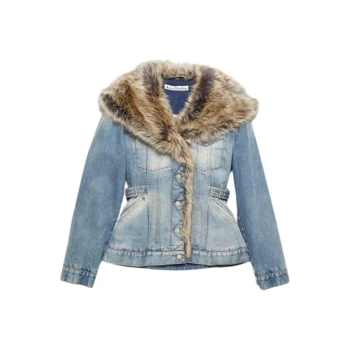 Acne Studios SS24 Puffer Jacket Women's Medium Blue
