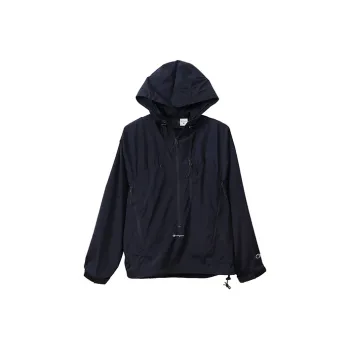 Champion Windbreaker Jacket Japan Version Women's Navy Blue