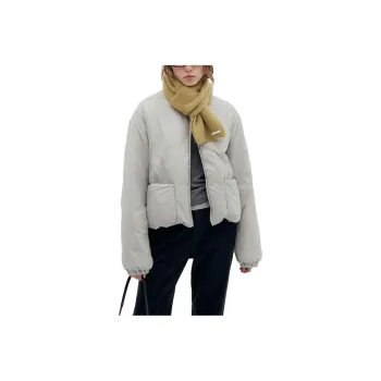 LOW CLASSIC Puffer Jacket Women's Light Gray