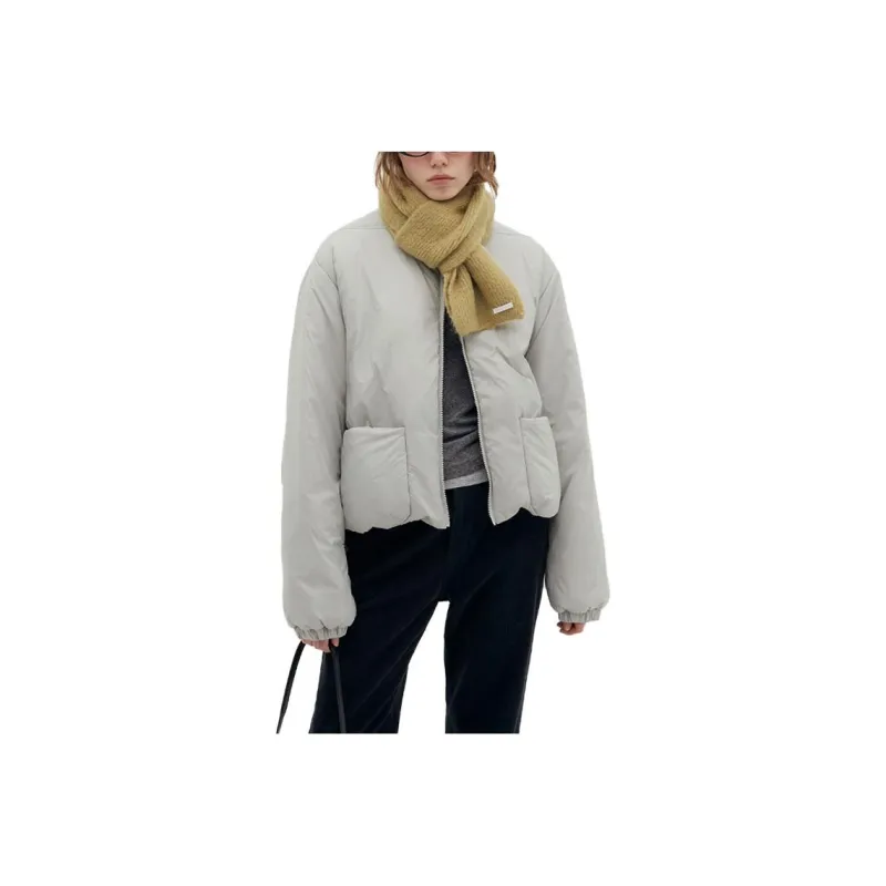 LOW CLASSIC Puffer Jacket Women's Light Gray-0