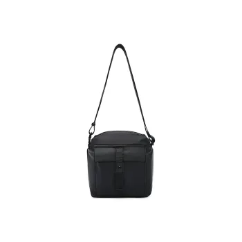 Old Man's Head Synthetic Leather Shoulder Bag, Crossbody Bag Regular Men's Black