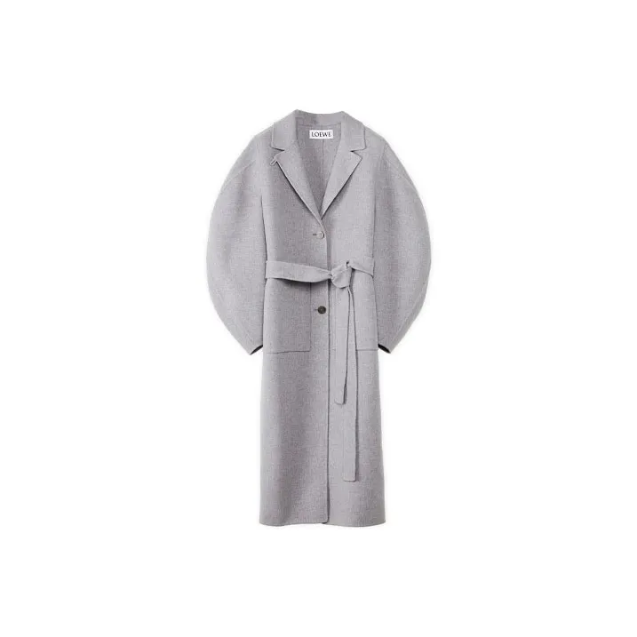 LOEWE Velvet Jackets Women's Gray-0