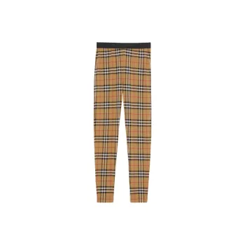Burberry Leggings Women's Classical Style Yellow