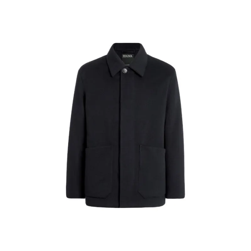 Ermenegildo Zegna Coats Men Navy-0