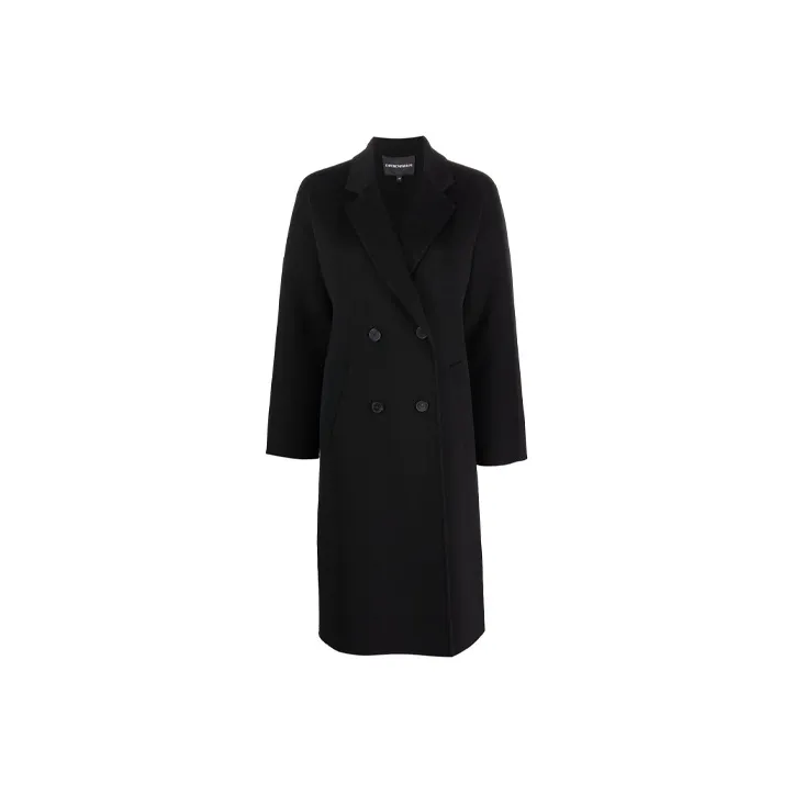 EMPORIO ARMANI Casentino Wool And Cashmere Double breasted Coat-0