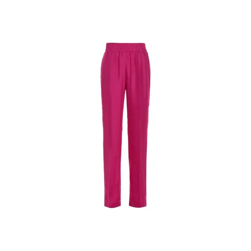 RED VALENTINO REDValentino Pleated Straight Leg Trousers-0