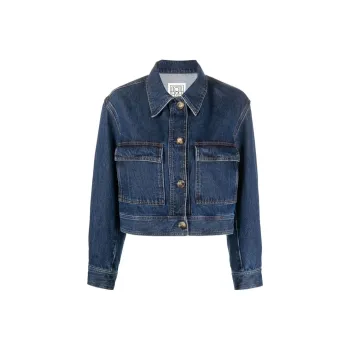 TOTEME Cropped Denim Jacket