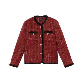 WESTLINK Cropped Coat Women's Red