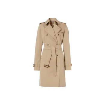 Burberry Cotton Gabardine Trench Coat