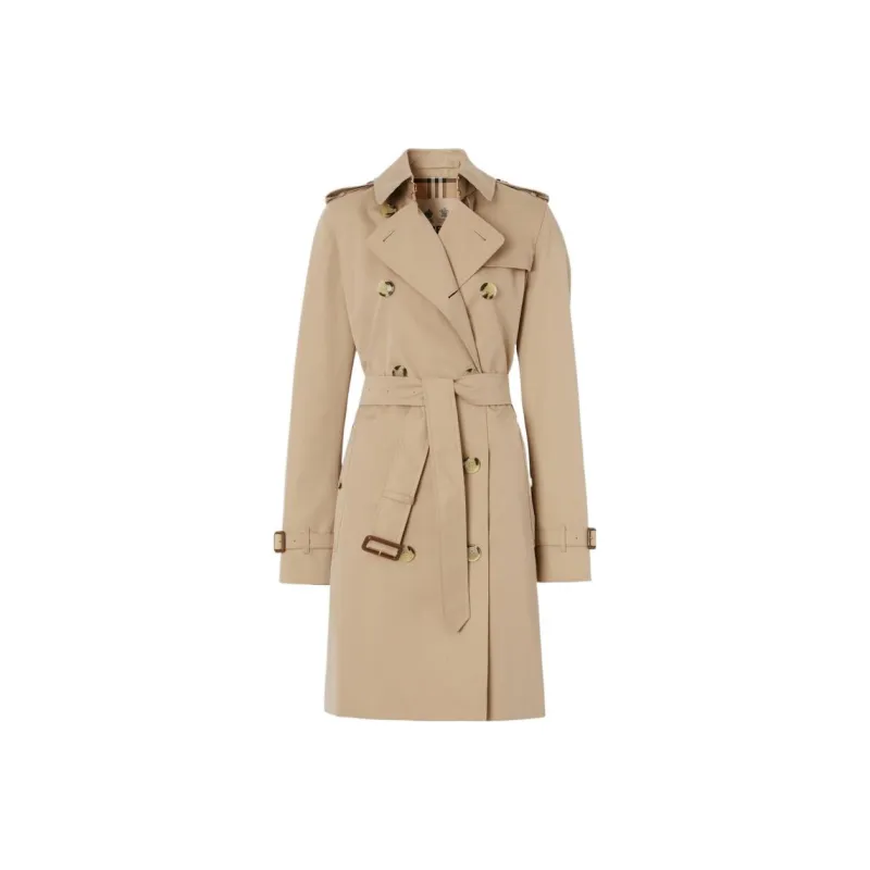 Burberry Cotton Gabardine Trench Coat-0
