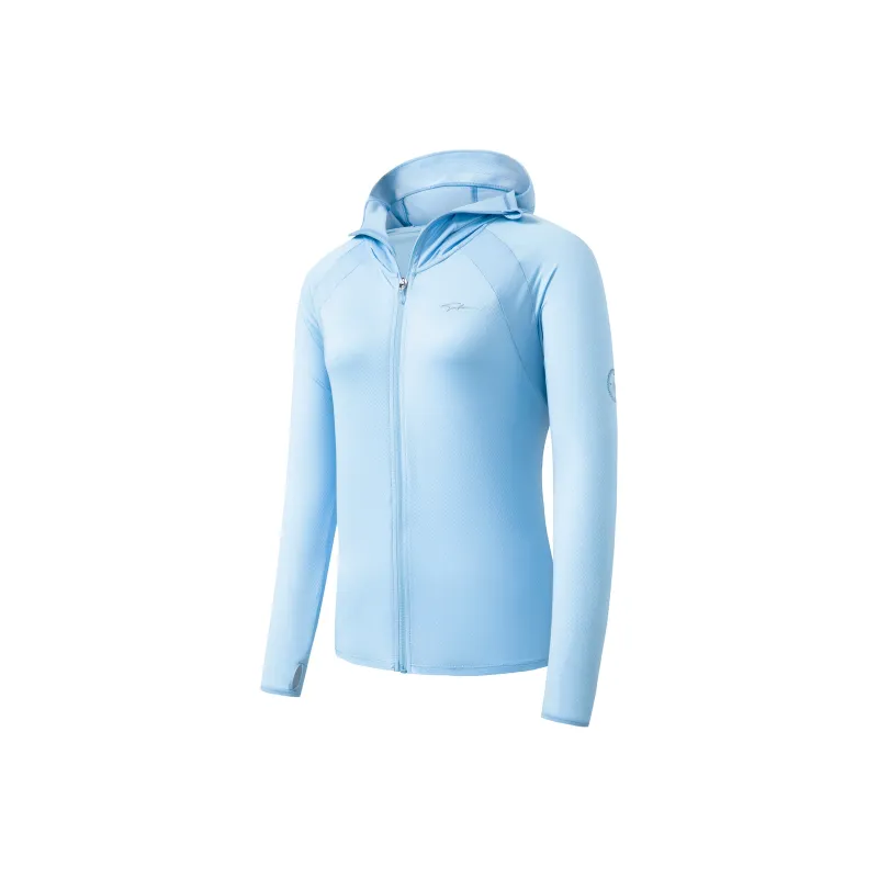 Erke Sun Protection Clothing Women's Light Lake Blue-0