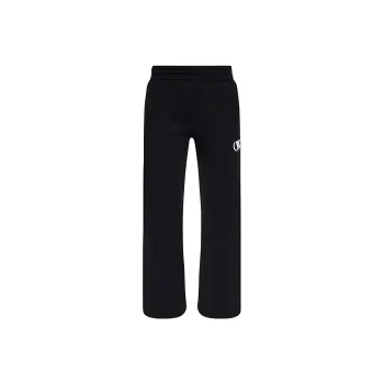 OFF WHITE Logo Embroidered Straight Leg Pants