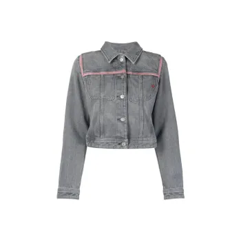 DIESEL Cropped Coats Women's Gray