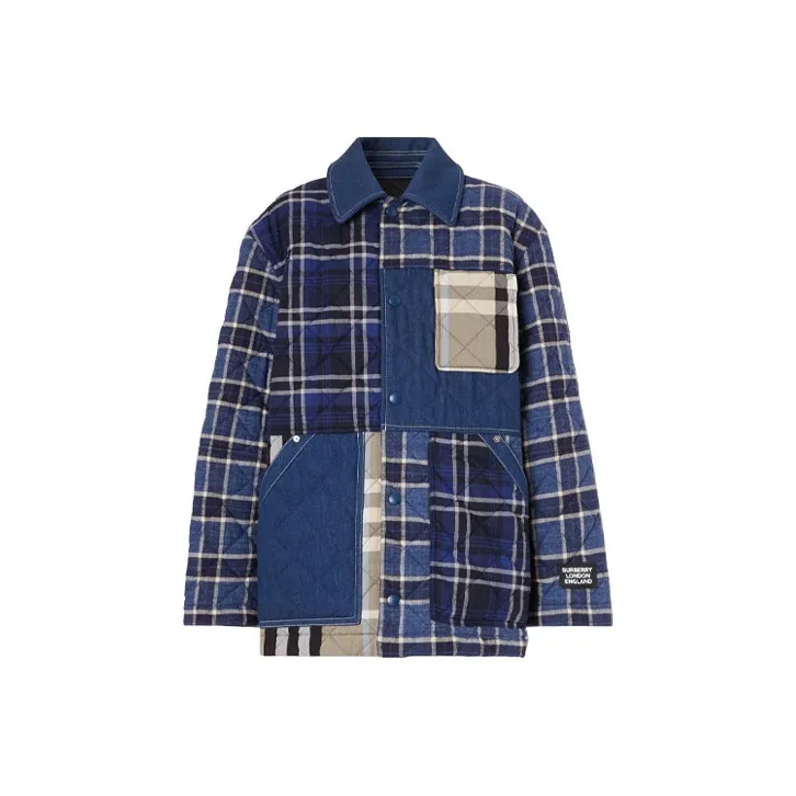 Burberry Denim Jacket Women's Blue-0