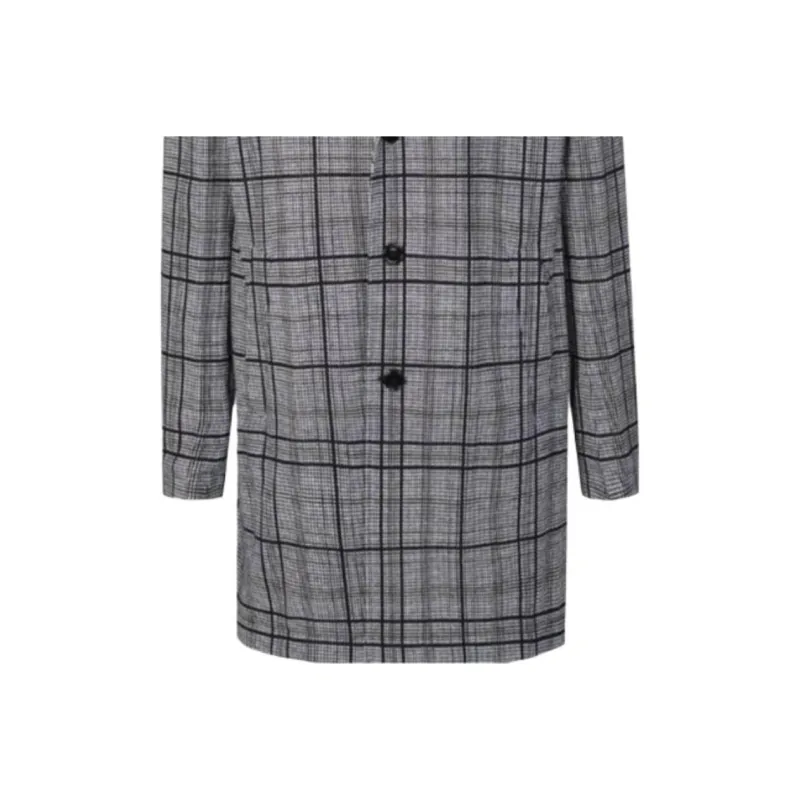 HUGO BOSS Shayne Checked Coat-4