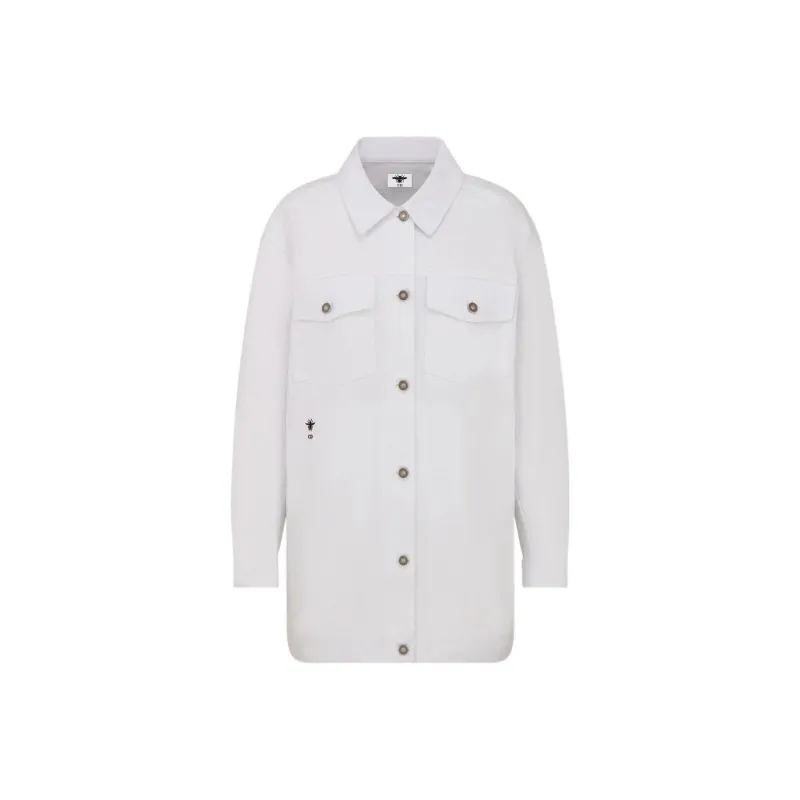 DIOR Dior Quarterly New Products FW22 Denim Jacket Women's White-0