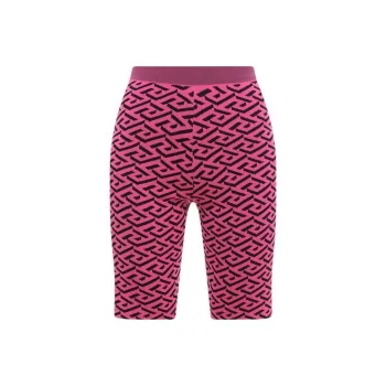 VERSACE FW22 Leggings Women's Rose Red