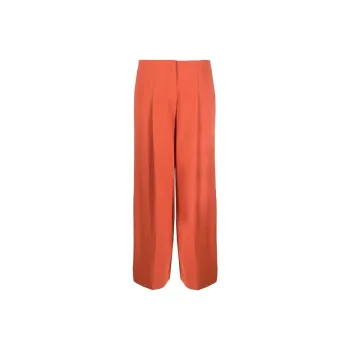 THEORY Knitted Sweatpants Women's Orange Red