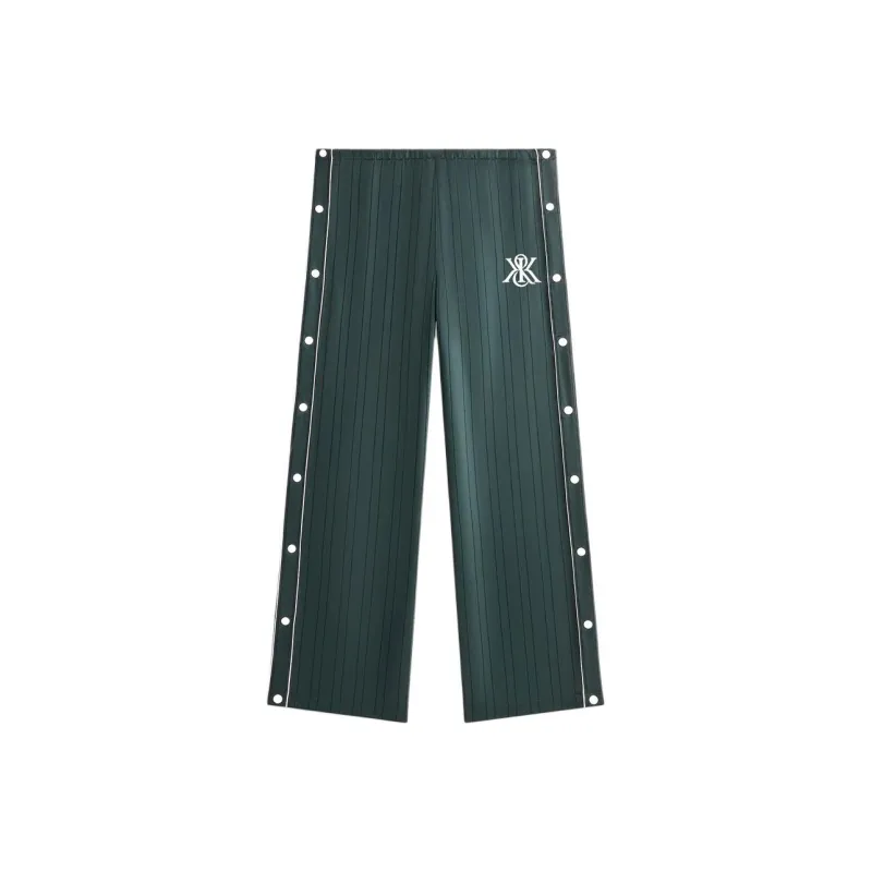 KITH FW24 Florin Satin Tearaway Casual Pants Women's Green-0