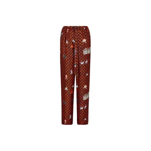 LOUIS VUITTON Casual Pants Women's Red