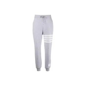 THOM BROWNE Knitted Sweatpants Women's Gray