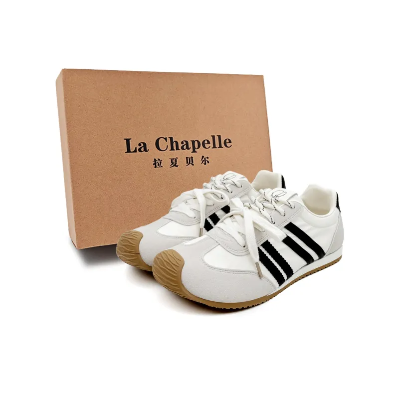La Chapelle Slip Resistant, Abrasion Resistant, Lightweight Low Top Casual Shoes Women's Beige Gray Black-1