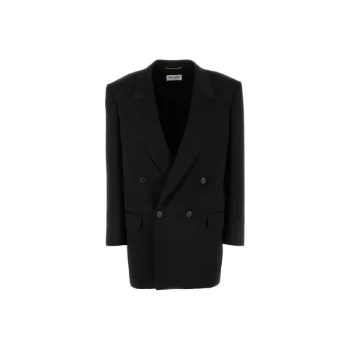 SAINT LAURENT Double Breasted Long Sleeved Jacket