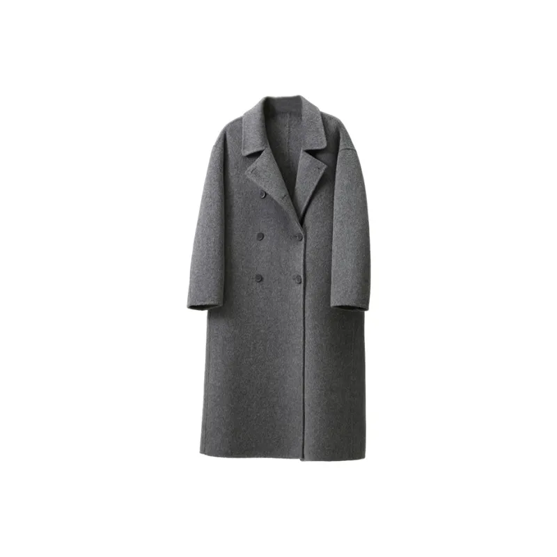 Shavani Coats Women's Charcoal Black-1