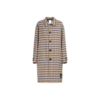 MARNI Checked Reversible Mid-Length Coat