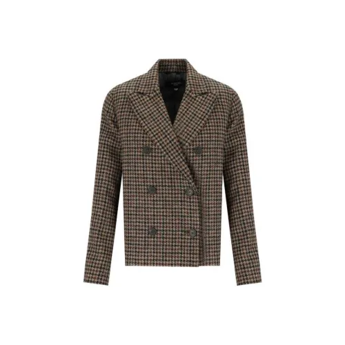 WEEKEND MaxMara Double-Breasted Checked Jacket