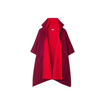 Burberry Cloaks Women's Raspberry Red