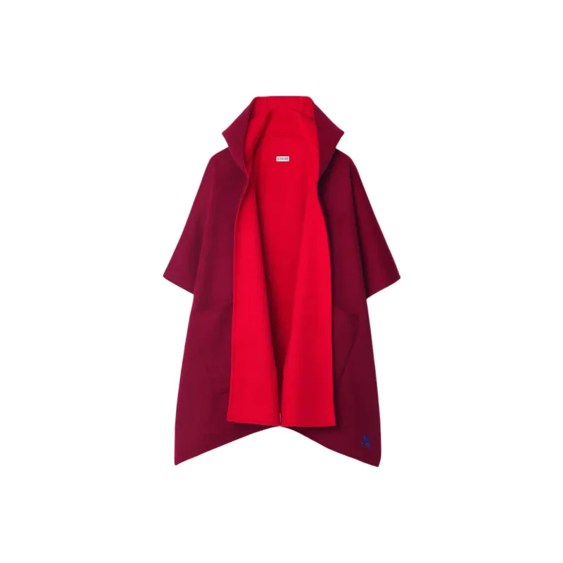 Burberry Cloaks Women's Raspberry Red-0