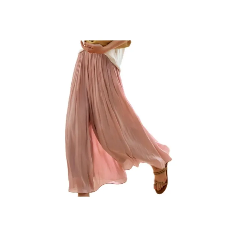 Olrain Casual Pants Women's Apricot Yellow-13