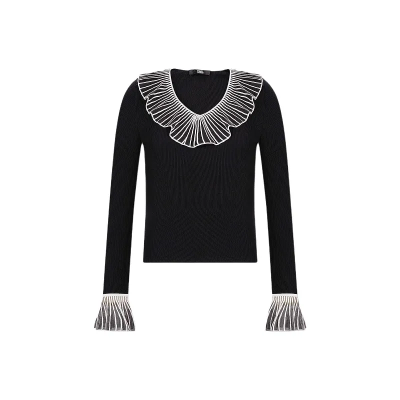 KARL LAGERFELD SS25 Knitwear Women's Black-0