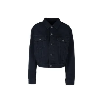 Balenciaga Cropped Denim Jacket