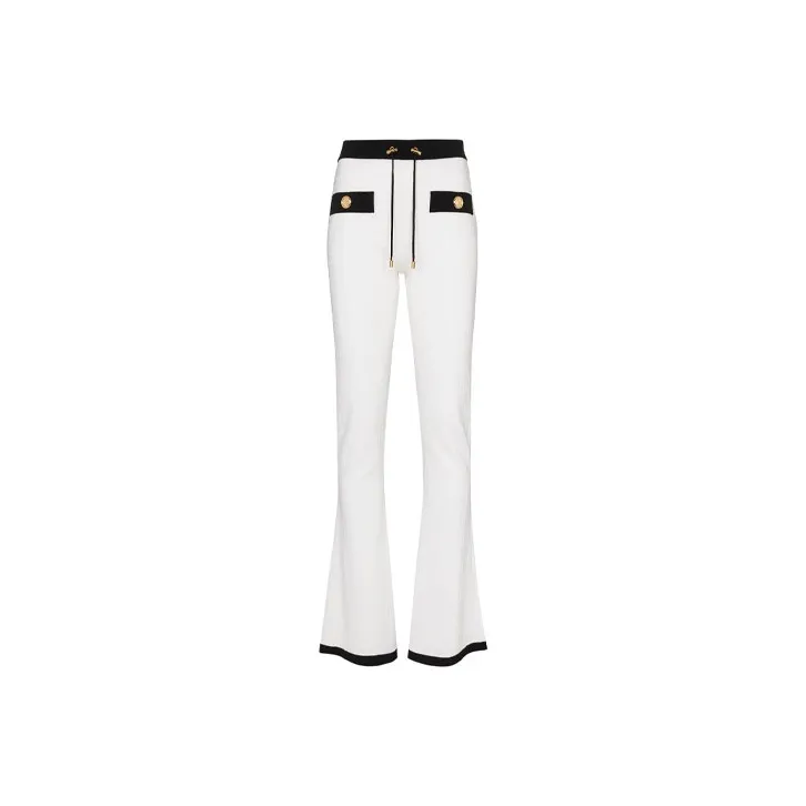 BALMAIN Knitted Sweatpants Women's White-0