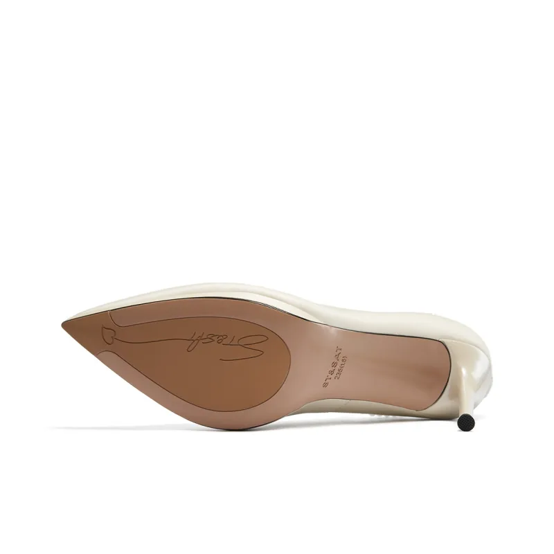 ST&SAT Princess On The Run Slim Heel High Heels 9.5cm Women's-18