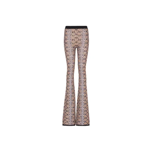 BALMAIN Python jacquard Glittered Bootcut Trousers