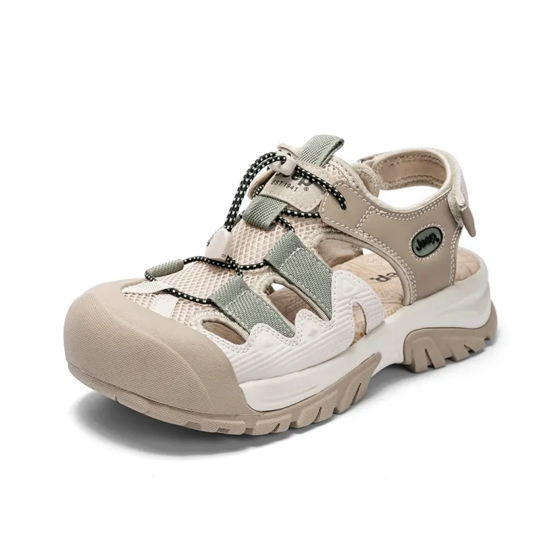 Jeep Slip Resistant, Odor Resistant, Height Increasing, Cushioning, Lightweight River Trekking Shoes Women's-1