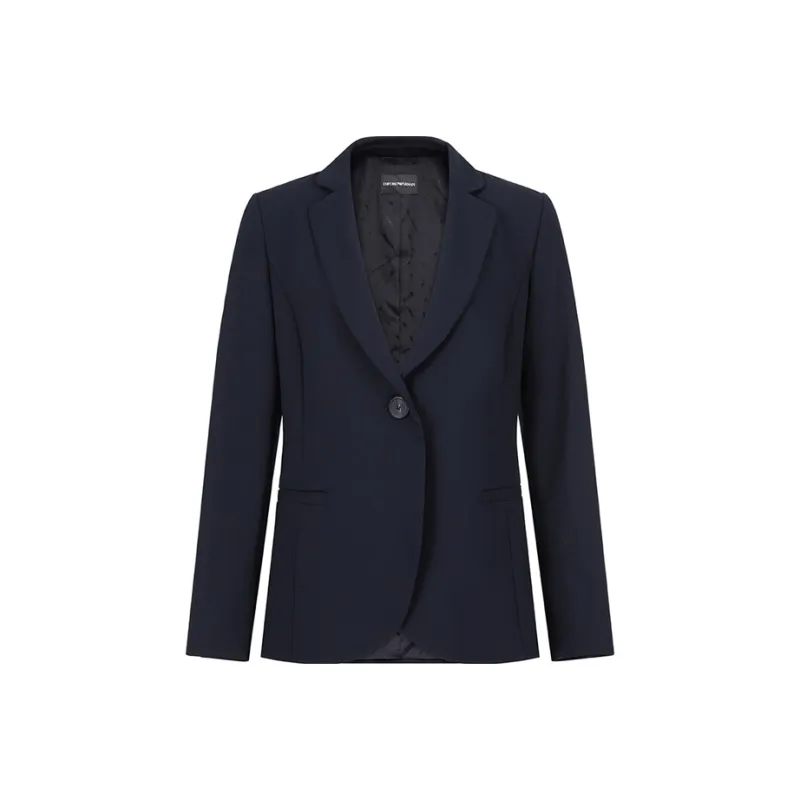 EMPORIO ARMANI SS23 Business Suits Coats Women's Dark Blue-0