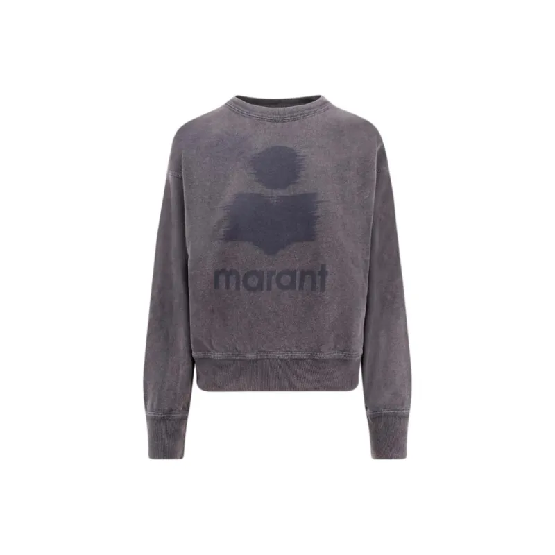 ISABEL MARANT ETOILE Logo Printed Crewneck Sweatshirt-0