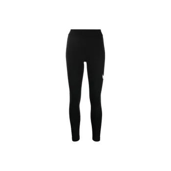 Nike Women's Swoosh High Rise Leggings Black/Black/White
