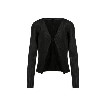 PLEATS PLEASE ISSEY MIYAKE Plissé Long sleeve Cardigan