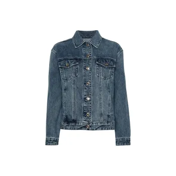 MICHAEL KORS FW23 Denim Jacket Women's Blue