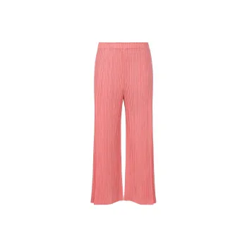 PLEATS PLEASE ISSEY MIYAKE Knitted Sweatpants Women's Pink