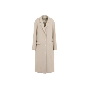 ISABEL MARANT Efezia Single Breasted Straight Hem Coat