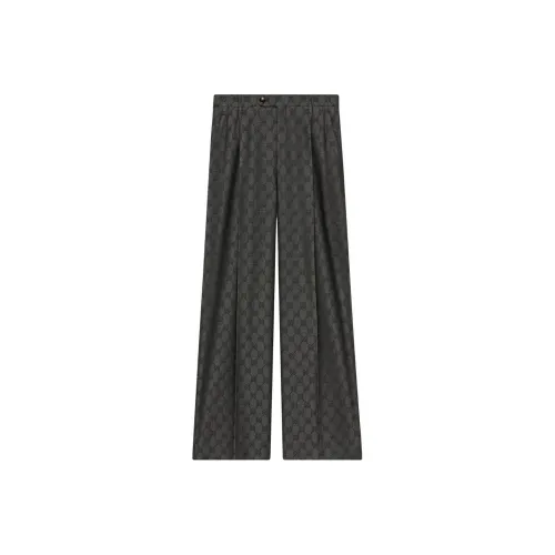 GUCCI Gg Logo print Trousers