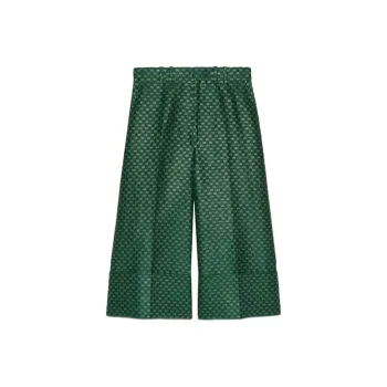 GUCCI Knitted Sweatpants Women's Green