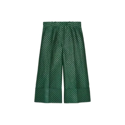 GUCCI Knitted Sweatpants Women's Green